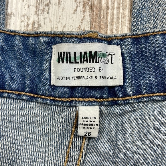 William Rast NWT My Ex’s Distressed Button Fly Raw Hem Jeans Size 26 - Picture 4 of 13